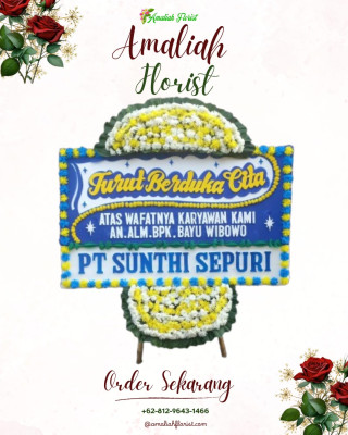 Papan Bunga Duka di Gunungbatu