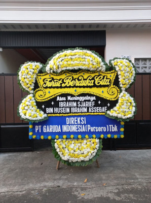 Papan Bunga Duka di Gunungbatu