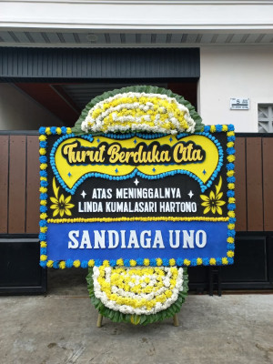 Papan Bunga Duka di Gunungbatu